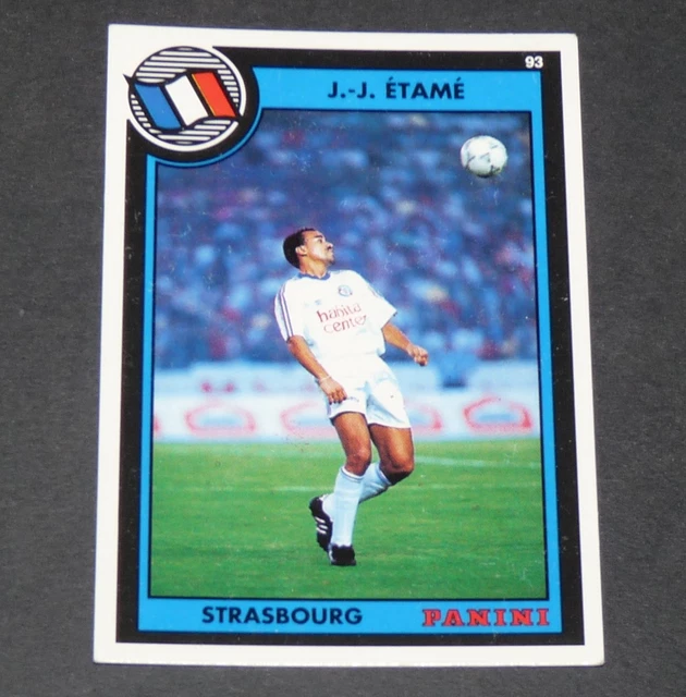 Carte à Collectionner Panini Jean-Luc Dogon - RC Strasbourg, Saison 1997, édition Française
