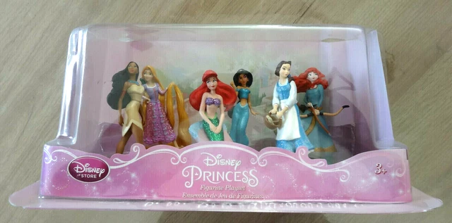 Coffret Figurines Disney Princess Pocahontas Ariel Belle Raiponce Jasmine Merida
