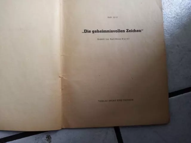 Abenteuer des fliegenden Reporters  Harri Kander- Romanheft (DDR) Nr. 12/13 -alt 3