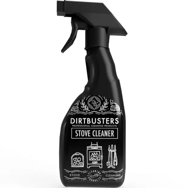 Dirtbusters Stove Cleaner Wood Burning Stoves 750ml removes soot ash carbon