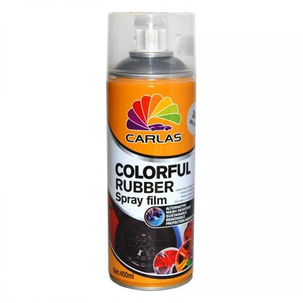 SILVER Rubber Aerosol Spray Wrap " plastic dip " (Peel off Paint) Carlas 3