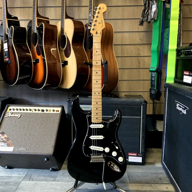 Fender Limited Edition Player Stratocaster MN Double Back 🎸 Black Strat
