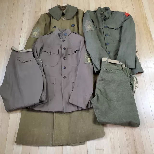 US Army WW1 6th Infantry Div Quartermaster Uniform lot.