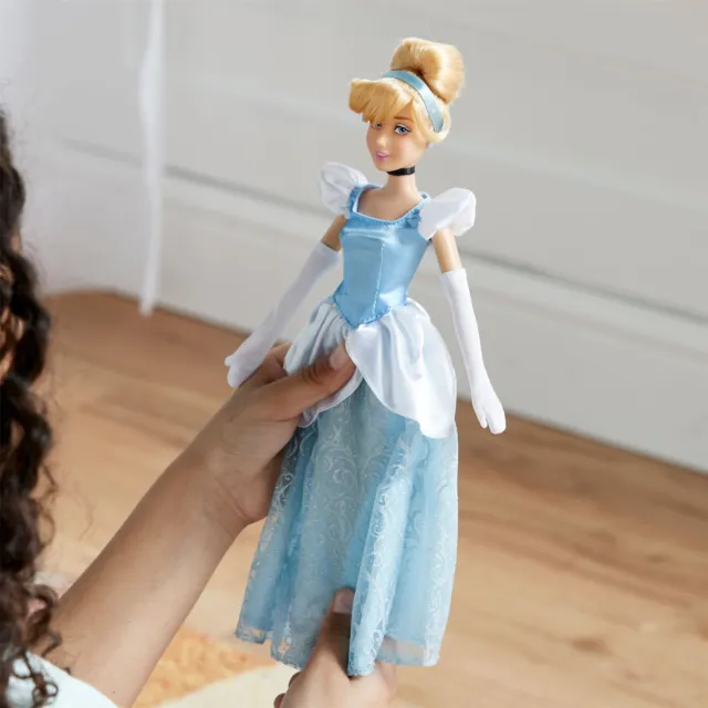 Disney Cinderella Classic Princess Doll Kid's Figure Toy with Brush 29cm/11.4" 2