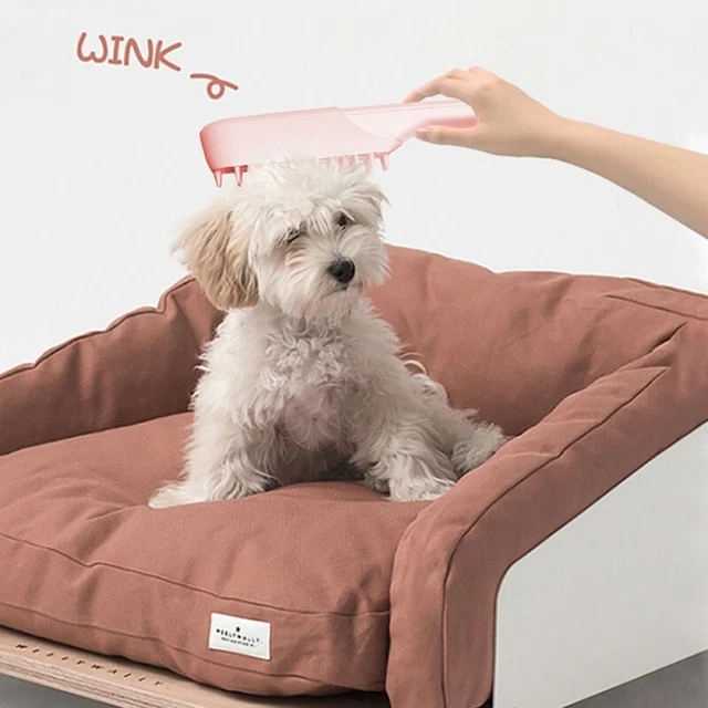 Self Cleaning Dog Cat Slicker Brush Grooming Brush Comb Shedding Tool Hair Fur