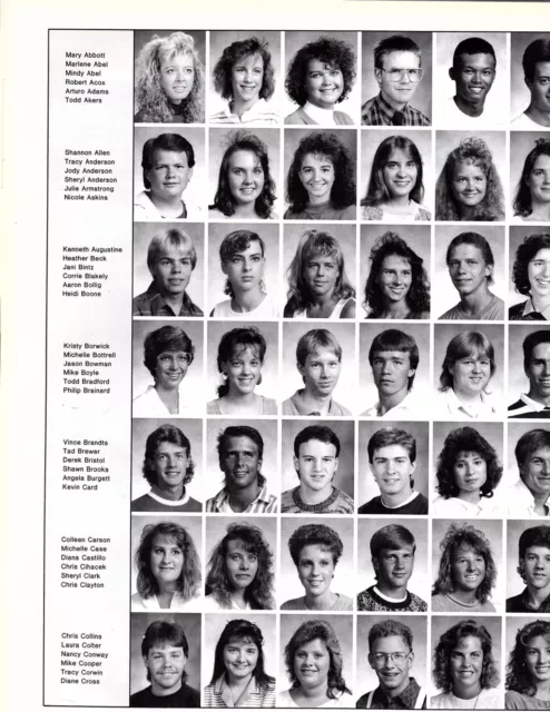 1989 "Crimson & Blue" - Abraham Lincoln High School Yearbook - Council Bluffs IA 2