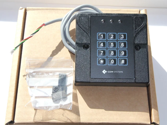 CEM Systems sPass DESFire lettore smart card contactless, nero - RDR/D10/111