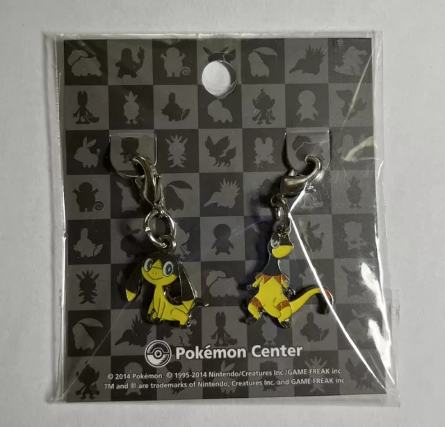 Pokemon Center Original Metal Key Chain Charm New Sealed “Helioptile&Heliolisk”!