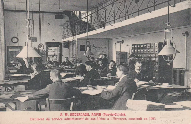 ANVIN bâtiment du service administratif de l'usine ANDERNACK construit en 1906