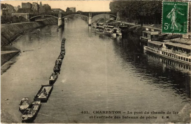 CPA AK Charenton Le Pont du Chemin de Fer FRANCE (1282293)