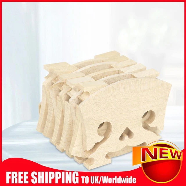 10pcs Violin Bridges Maple Wood Fiddle Violin Bridges for Adults/Children