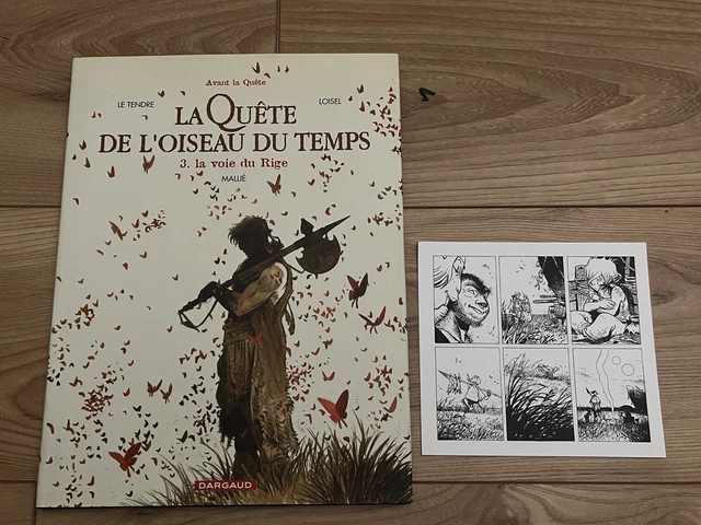 TL AVANT LA Quête de l'oiseau du temps 3 (Mallié Dargaud) jaquette ex