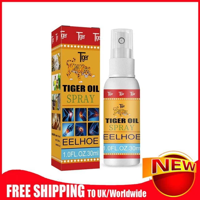 Lindert Schmerzen Blutergüsse Schwellungen rheumatische Arthralgie 30ml Tigeröl Spray