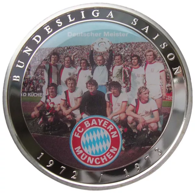 Fc Bayern München - Münze-Medaille - Bundesliga Saison 1972/1973