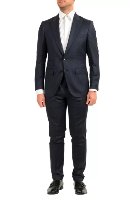 Hugo Boss Men's "T-Henders/Gorden" Gray Silk Wool Two Button Suit