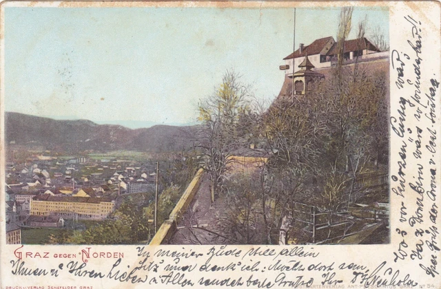 AUSTRIA - Graz gegen Norden 1900