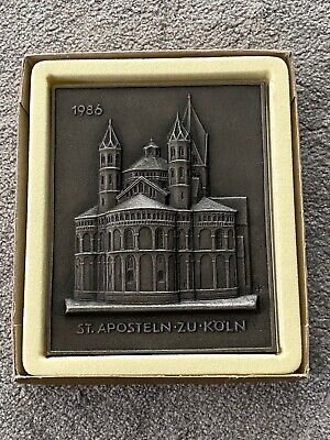 Buderus Buderus Kunstguss Jahresplakette 1986 Aposteln zu Köln Gut erhalten St 