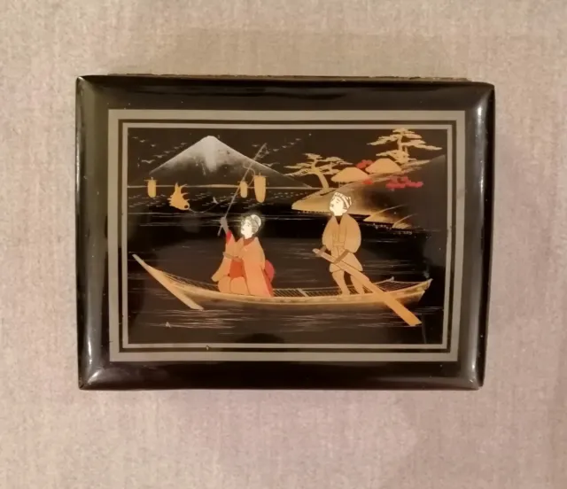 Rarissimo album foto cartoline Giappone Gheisha antico primi 900 laccato a mano