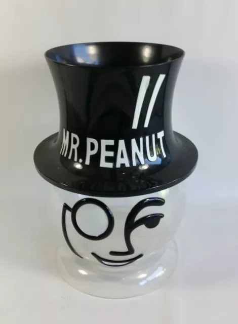 Vintage Planters Peanuts - Mr. Peanut Jar - Plastic Cookie / Candy Jar -11" Tall