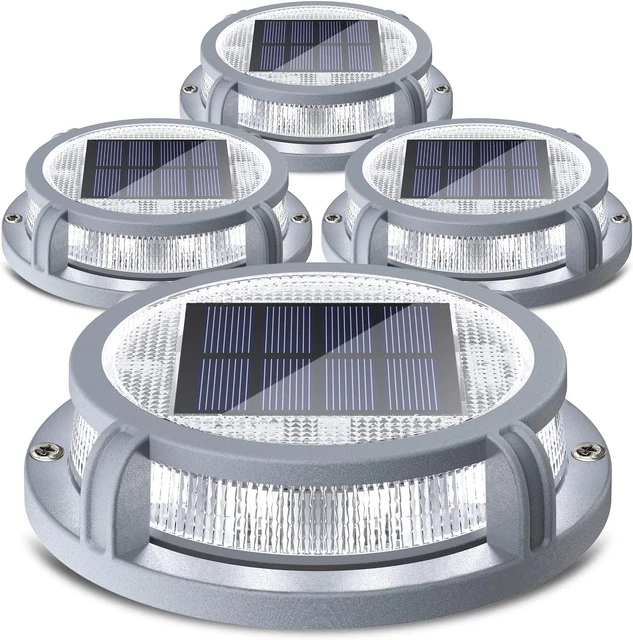 Kavolet 6x Solar Bodenleuchten – IP65 Wasserdicht, Mit Dämmerungssensor, Für Garten & Wege