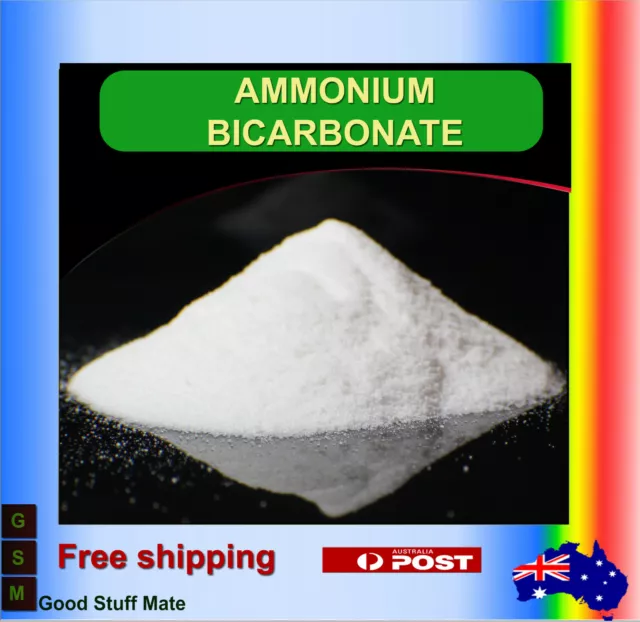 ORGANIC Ammonium Bicarbonate Ammonia FOOD GRADE PURE FREE FAST POST AU Seller