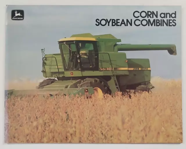 Original Vintage 1979 John Deere Corn and Soybean Combines Brochure