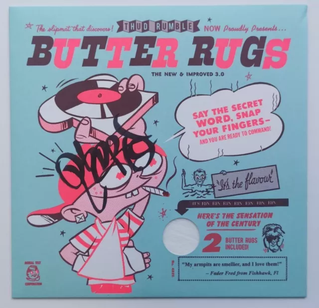 Thud Rumble 7" Butter Rugs (Wht) - Portablist Turntablism DJ Qbert Skratchy Seal