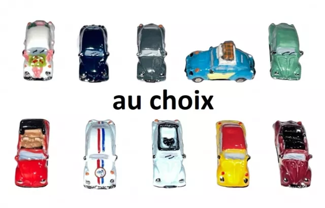 2022 ALCARA VOITURES VINTAGE VW COX COCCINELLE KÄFER FEVE PORCELAINE 3D au choix