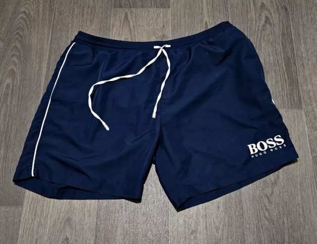 Hugo Boss Shorts - Mens XL - Navy Blue - Excellent Condition