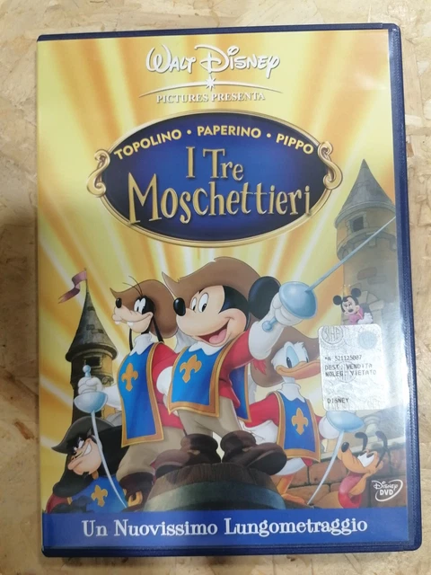 I TRE MOSCHETTIERI Topolino Paperino Pippo Walt Disney Dvd EUR 5,00
