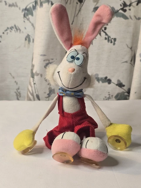 VTG 1987 ROGER Rabbit Walt Disney Window Suction Cup Window Cling 11 ...
