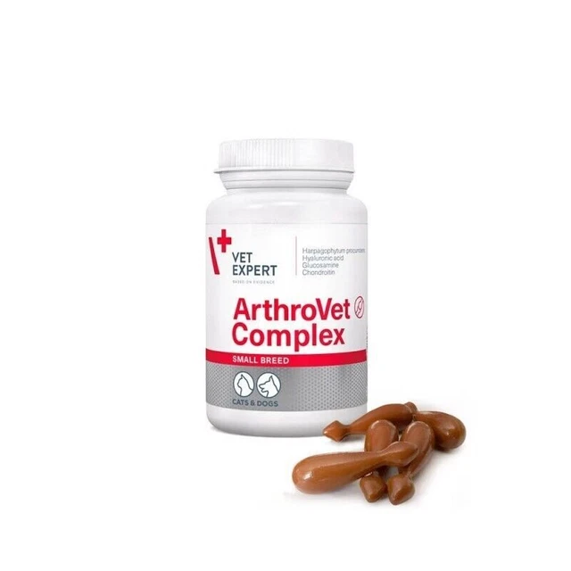 60 cápsulas VetExpert Arthrovet Complex para perros y gatos pequeños para...