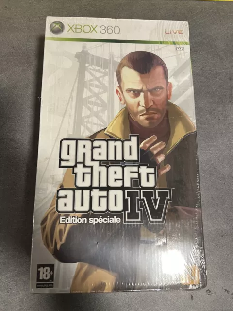 🥰 grand theft auto GTA 4 IV XBOX 360 collector édition spéciale coffre limité