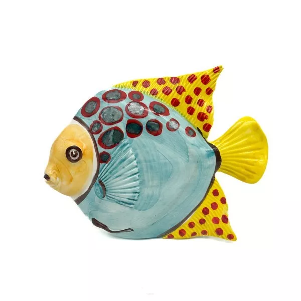 Bassano Cerámica Pescado 3D 24CM Decoración Pared - de Italia,