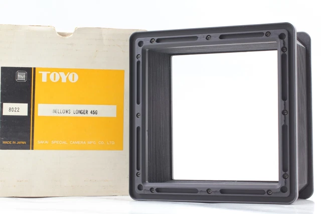 フィルムカメラ TOYO Bellows Longer 45R #10122 MINT in Box ] Toyo View Bellows Longer 45R #10122 From Japan