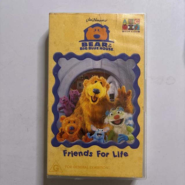 BEAR IN THE Big Blue House - Friends for Life (VHS, 2000) PAL $19.99 ...