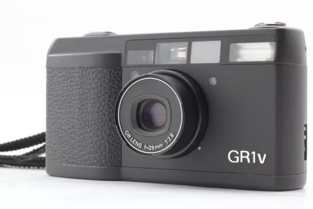 LCD Works!! 【Near MINT】 Ricoh GR1V Black 35mm Point Shoot Film Camera from JAPAN