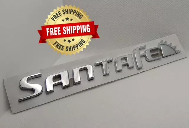 Rear Logo Emblem Badge Sticker Fit For  Santa Fe