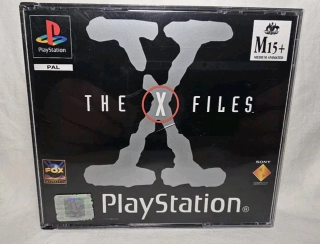 THE X FILES SONY PLAYSTATION One PS1 GAME COMPLETE DISCS Manual