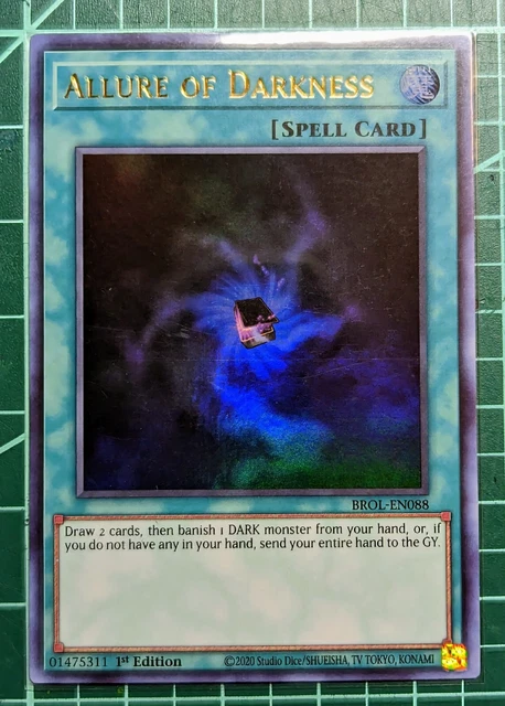 YuGiOh! Allure of Darkness [BROL-EN088] Ultra Rare, 1st Edition, Near Mint