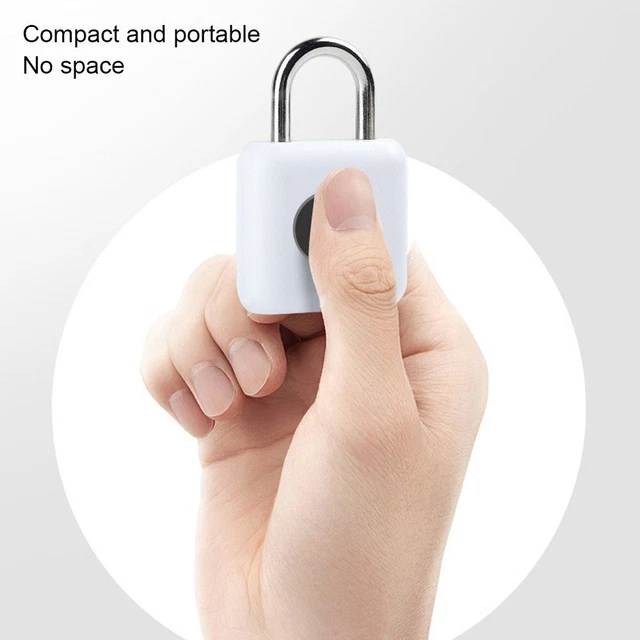 rapide Serrure intelligente Sans clé Cadenas d'empreinte digitale 7