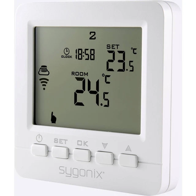 Thermostat sans fil Sygonix encastré programme hebdomadaire 5 à 35 °C