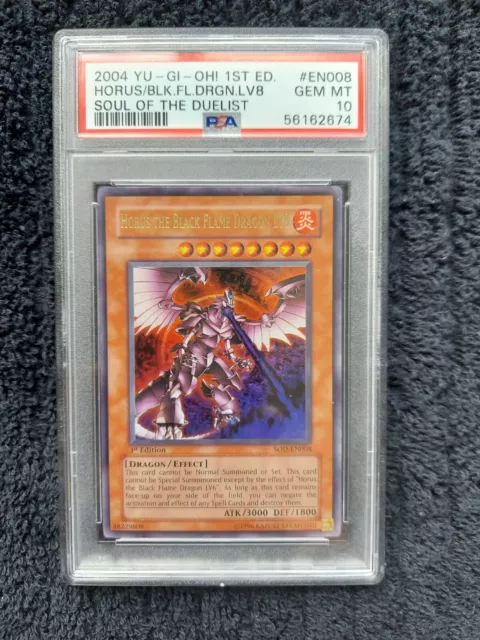 Tradenatural - The King of all Ultimate Rares, Horus the Black Flame Dragon,  in all its glory 🙌🏼 • There are only three known PSA 10 1st Ed Ultimate  Horus LV 8s