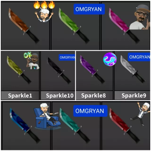 ROBLOX MURDER MYSTERY 2 (MM2) Chromas single items *Cheap & Safe* $6.80 -  PicClick AU