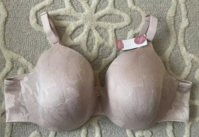Cacique Invisible Backsmoother Lightly Lined Full Coverage Bra NWT