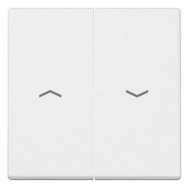 Interrupteur / bouton-poussoir pour stores Jung A595PWW blanc-alpin