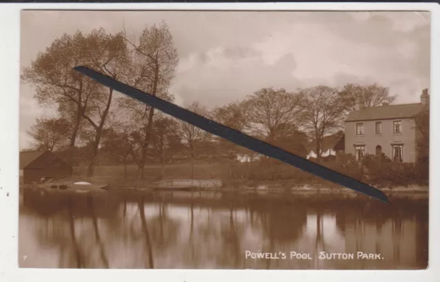 Bennett Photo Postcard ; Powell's Pool, Sutton Park - Birmingham