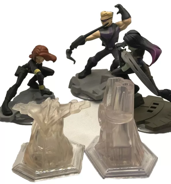 Disney Infinity 2.0 Marvel Guardians Of The Galaxy Star Lord Gamora +  Crystal