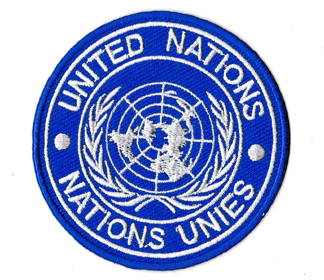 United Nations UN Flag Patch - Sew On Or Iron On Embroidered Emblem For Jackets, Bags & Hats