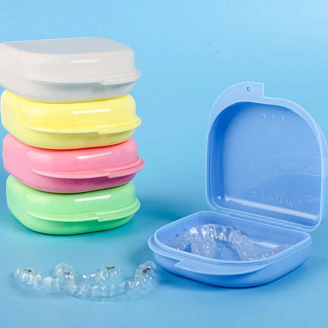 Boîte De Bain Pour Prothèses Dentaires - Étui De Rangement Et Rinçage Pour Appareils Dentaires (Bomaoer)